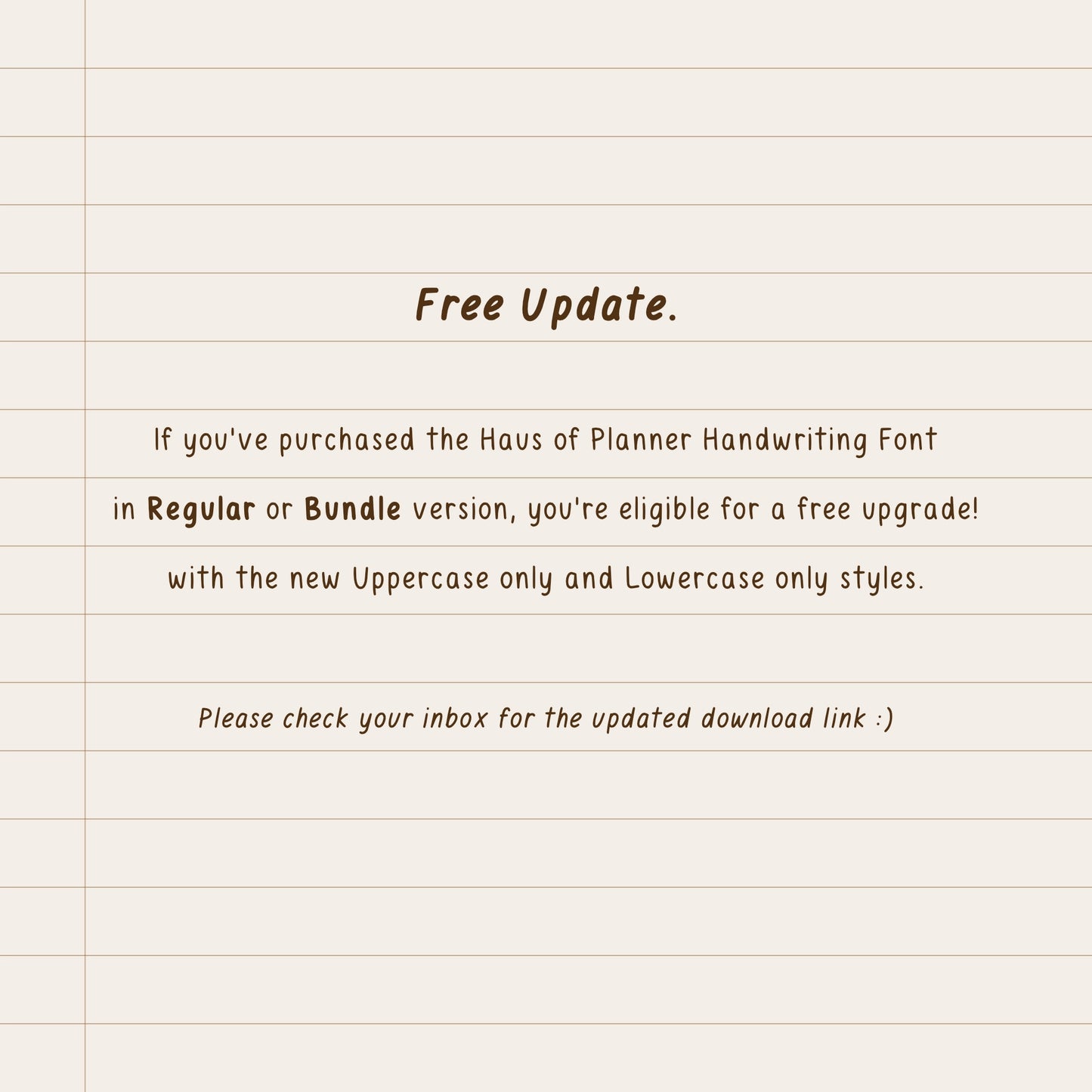 Handwriting Font | Regular