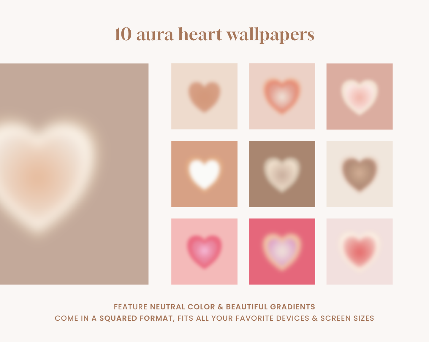 Aura Heart Wallpapers Vol.1 | for Phone, Tablet, & Desktop
