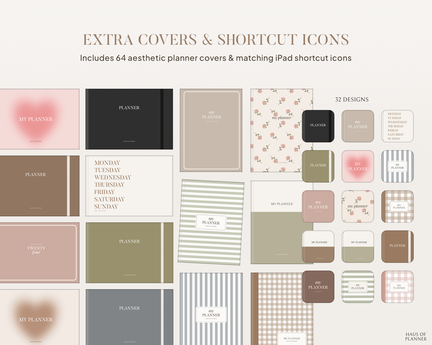 Undated Digital Planner | Bundle