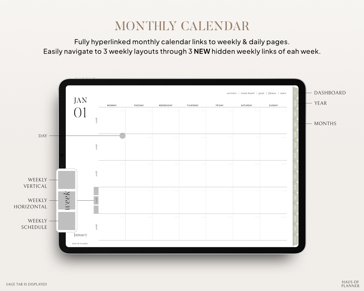 Undated Digital Planner | Bundle