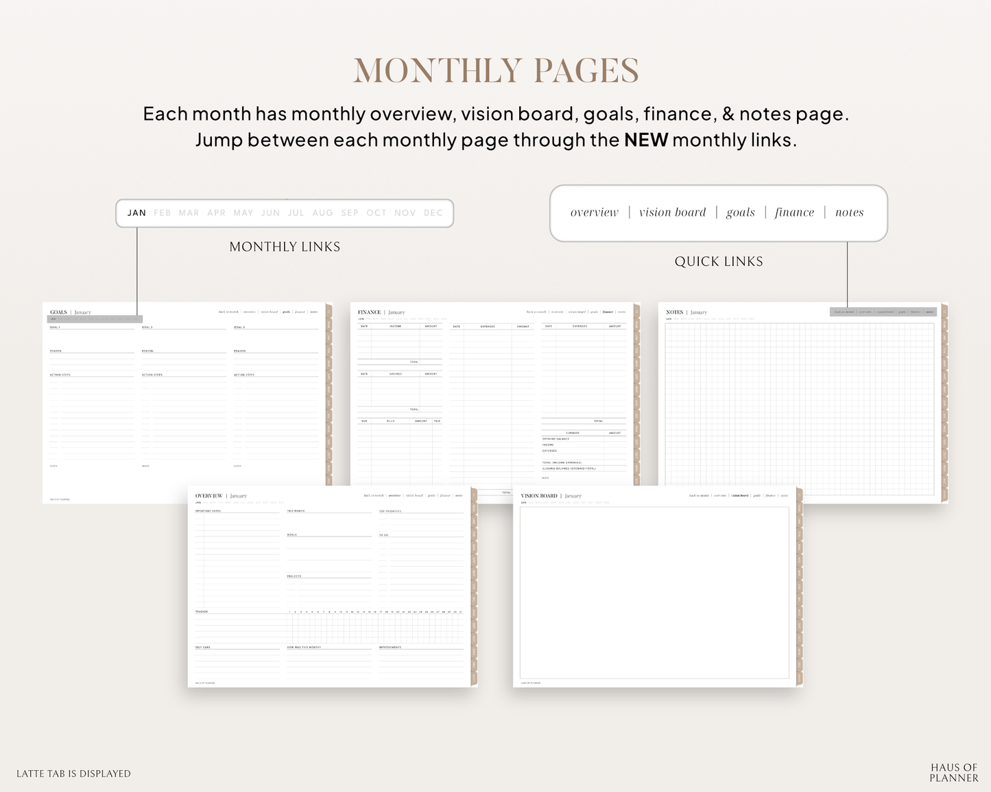 Undated Digital Planner | Bundle