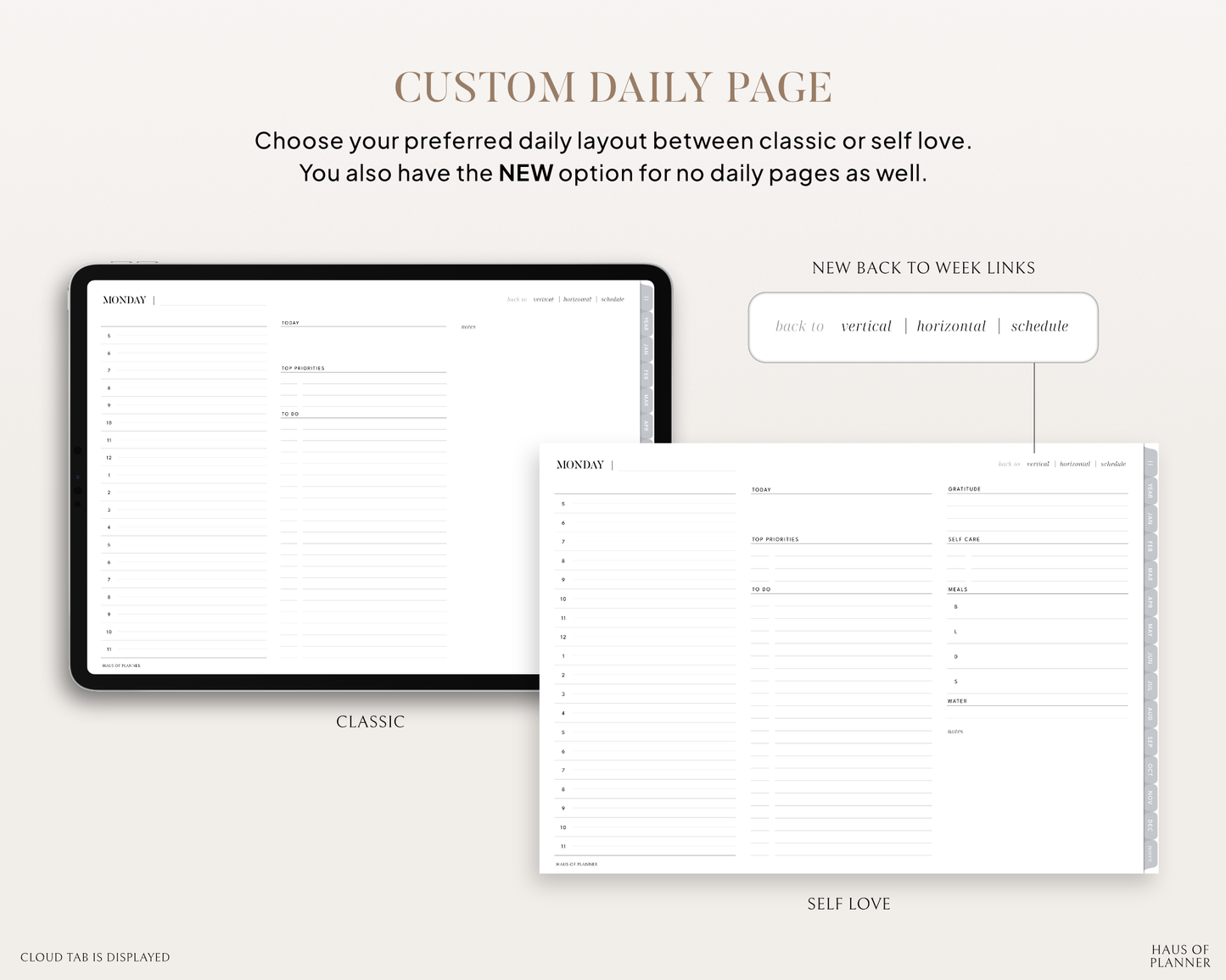 Undated Digital Planner | Bundle