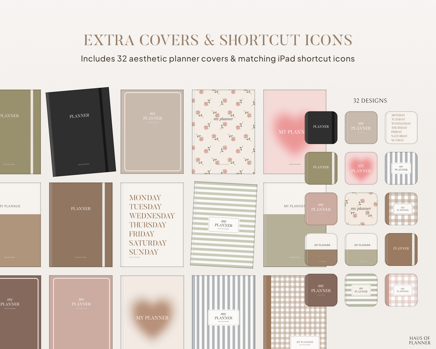 Undated Digital Planner | Portrait