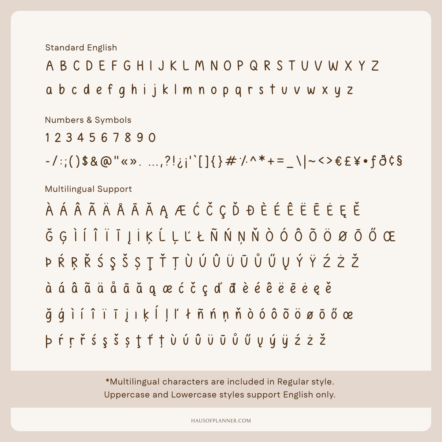 Handwriting Font | Regular