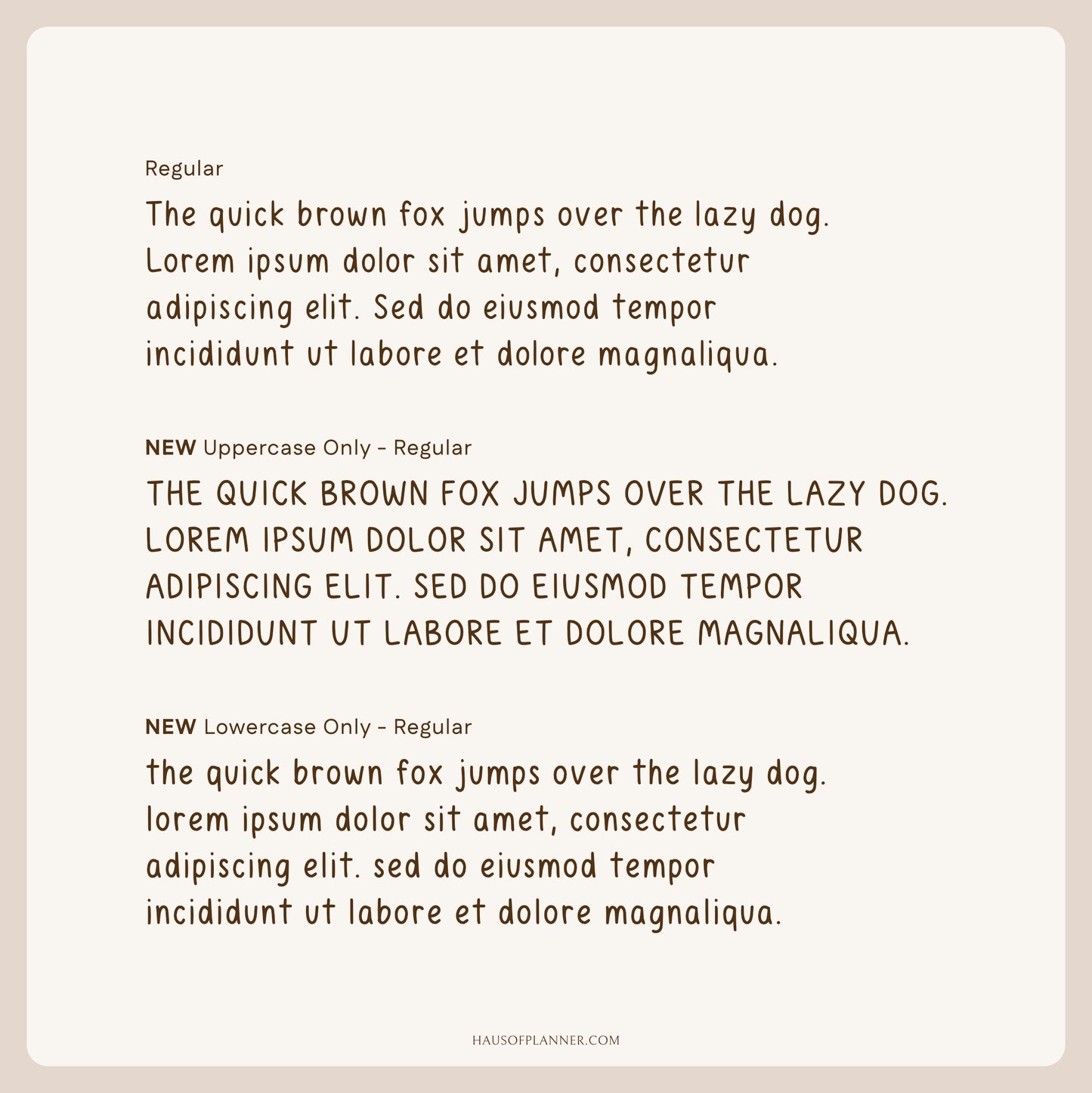 Handwriting Font | Regular