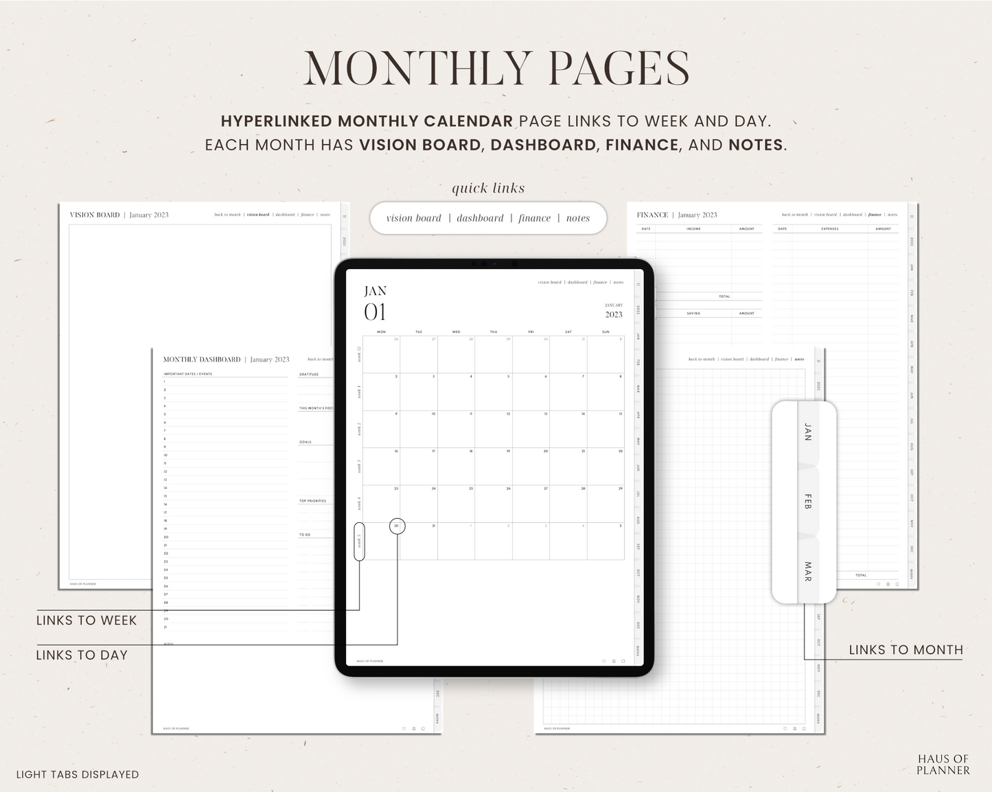 2023 Digital Planner | Portrait