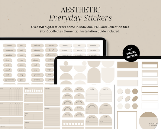 Aesthetic Everyday Stickers