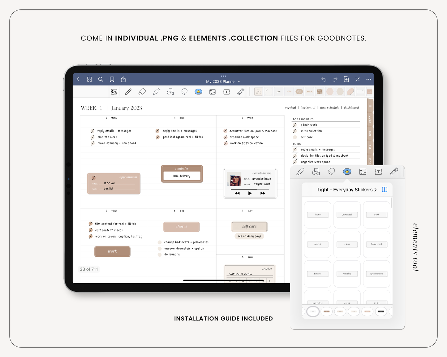Everyday Digital Stickers | Neutral