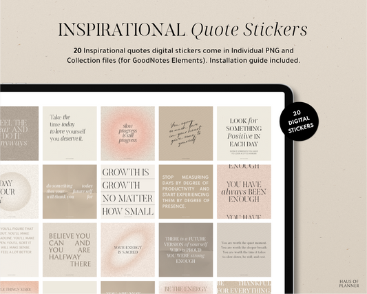 Inspirational Quote Stickers