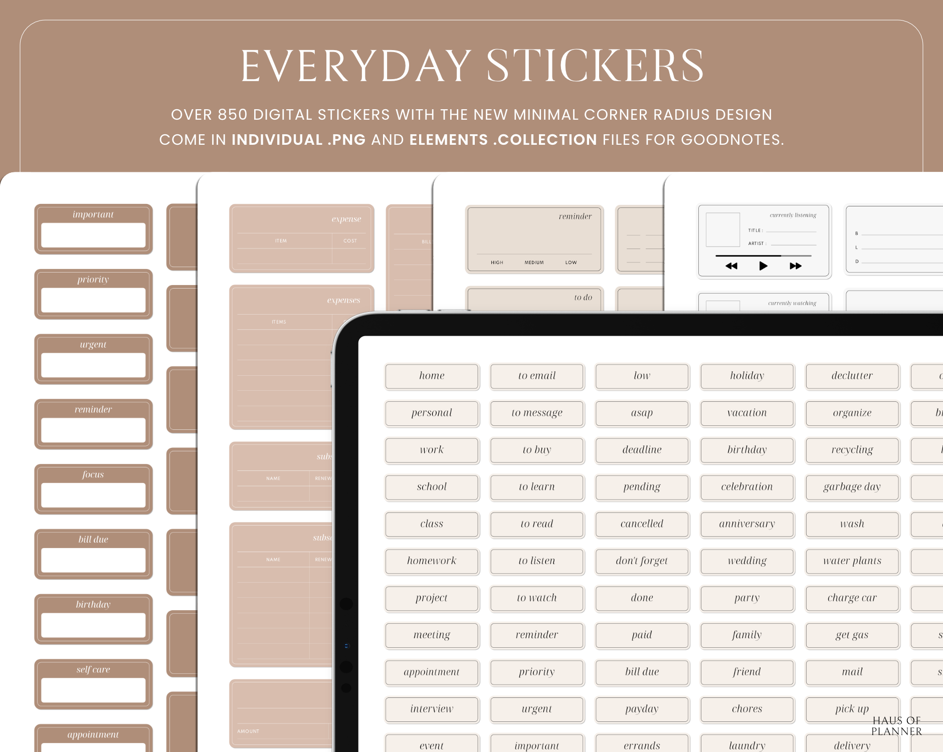 Everyday Digital Stickers | Neutral – Haus of Planner everyday-digital-stickers-neutral-haus-of-planner