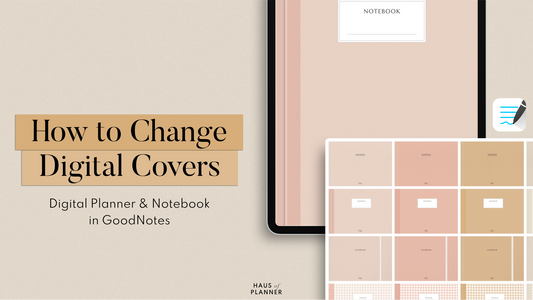 How to Change Cover of Digital Planner/Notebook in GoodNotes