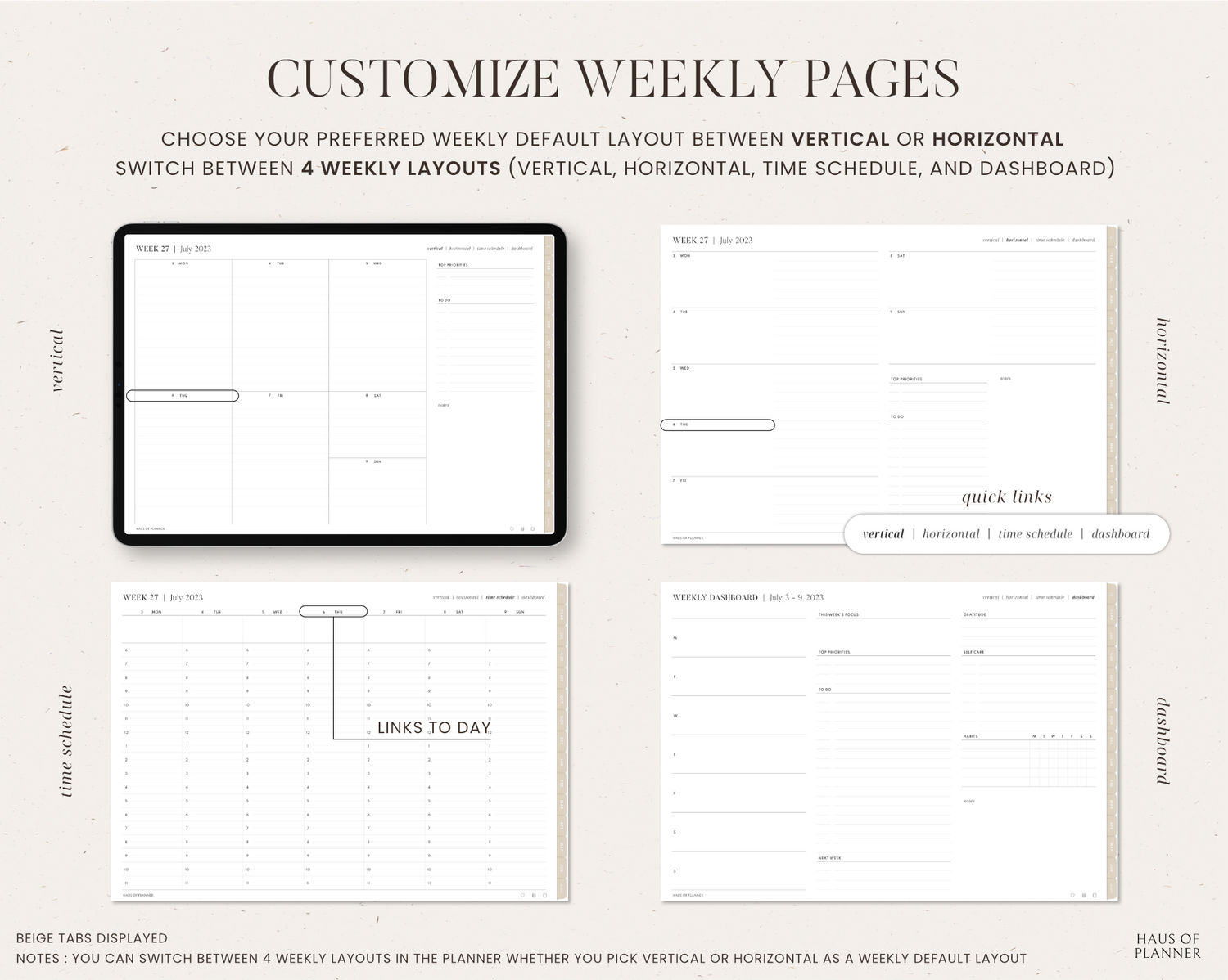 2023 Mid-Year Planner Update and Flip-through, Minimal Planning