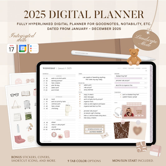 2025 Digital Planner | Landscape