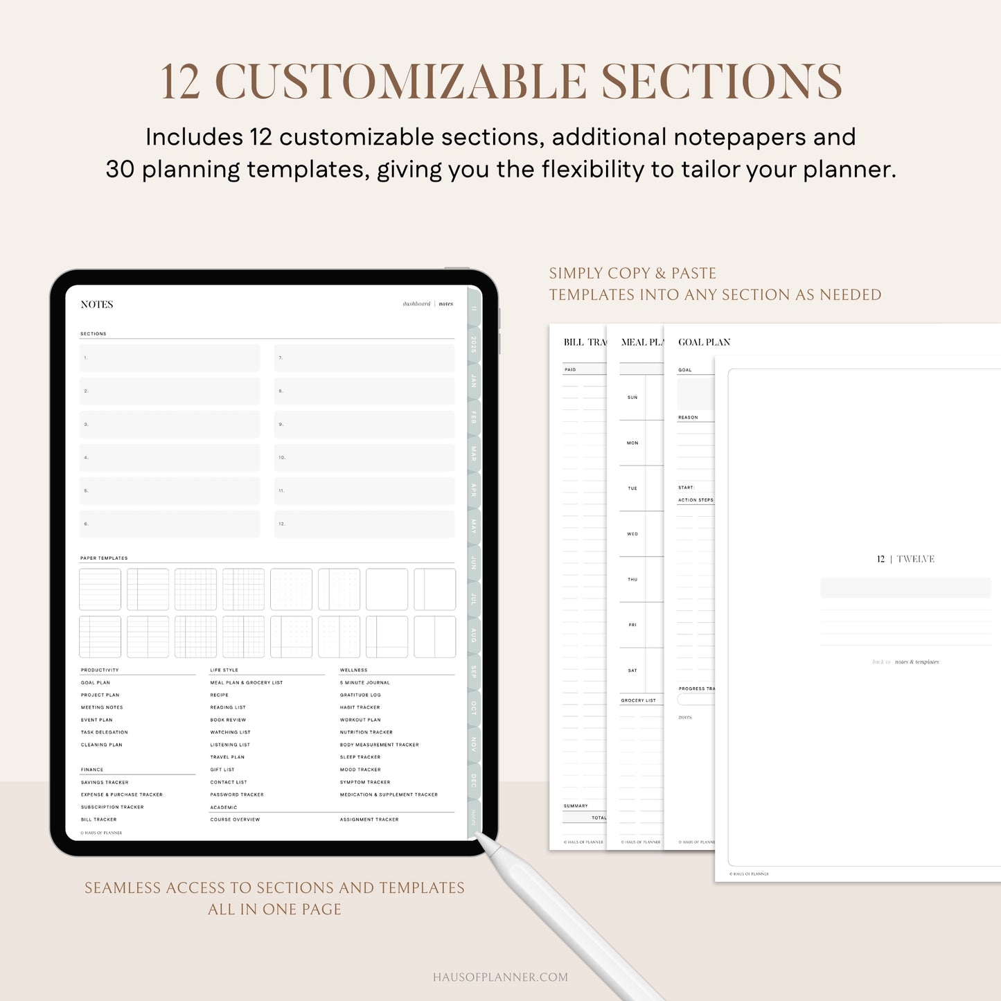 2025 Digital Planner | Portrait