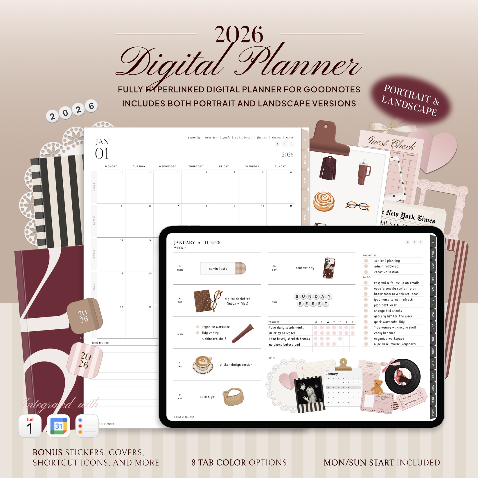 2026 Digital Planner | Bundle – Haus of Planner