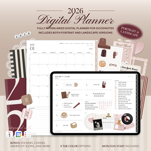 2026 Digital Planner | Bundle