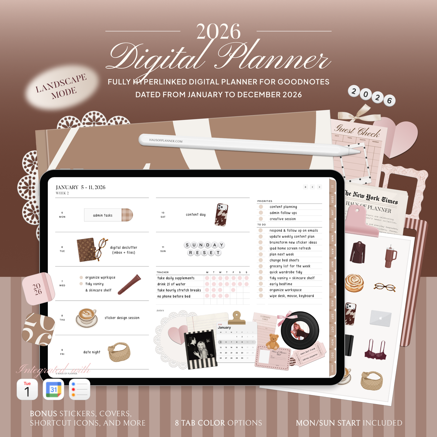 2026 Digital Planner | Landscape