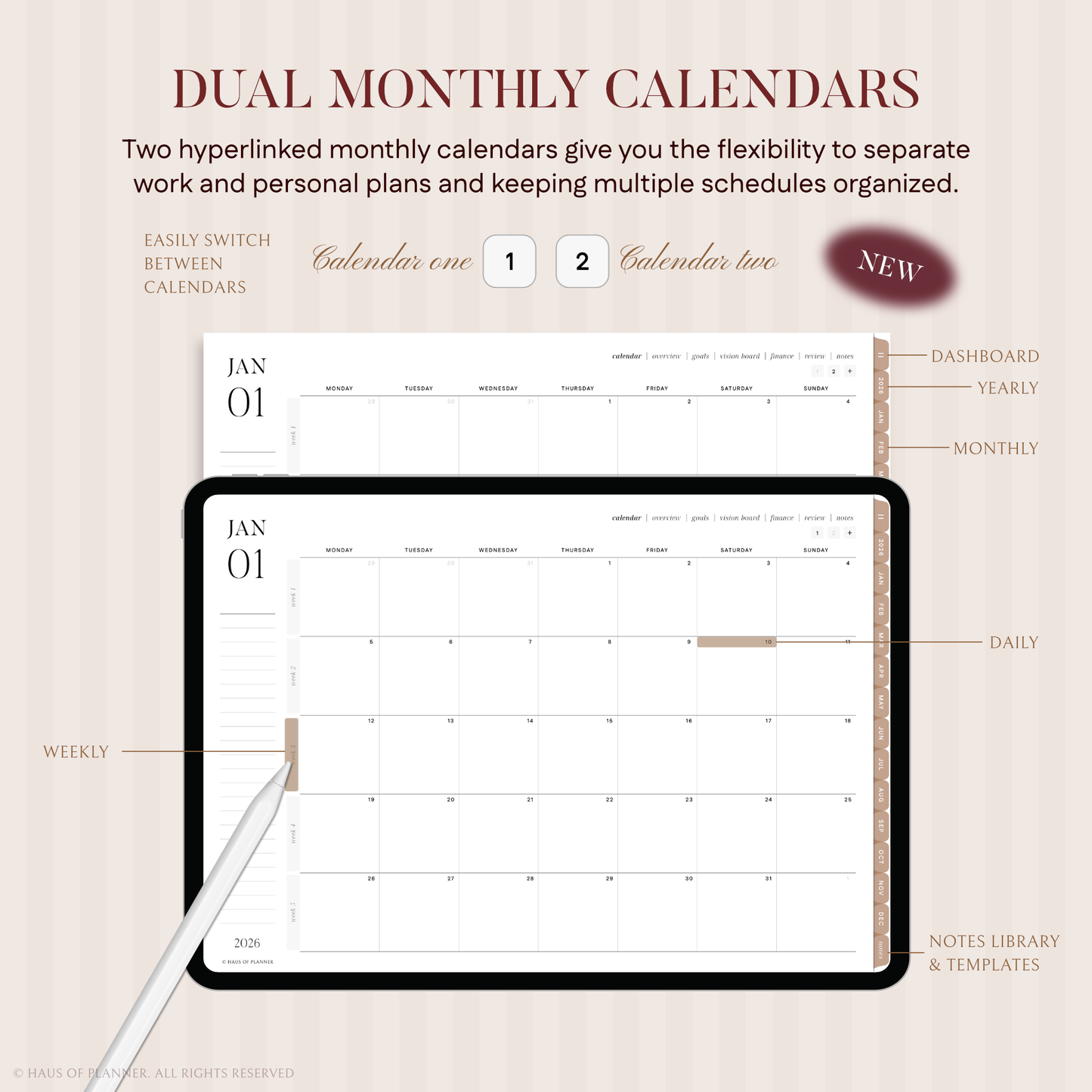 2026 Digital Planner | Landscape