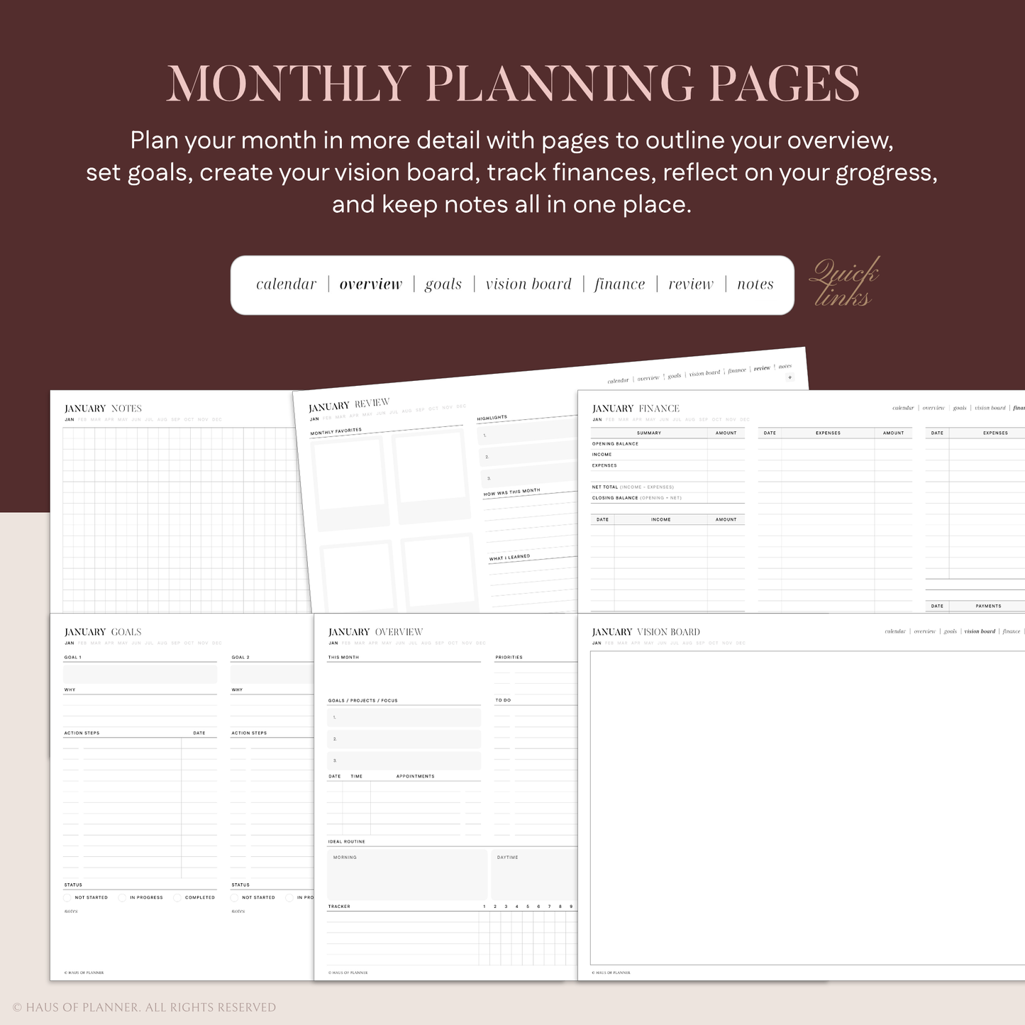 2026 Digital Planner | Landscape