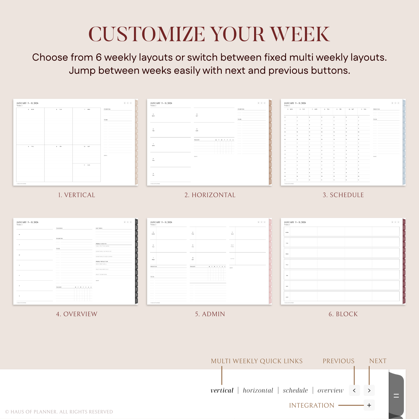 2026 Digital Planner | Landscape
