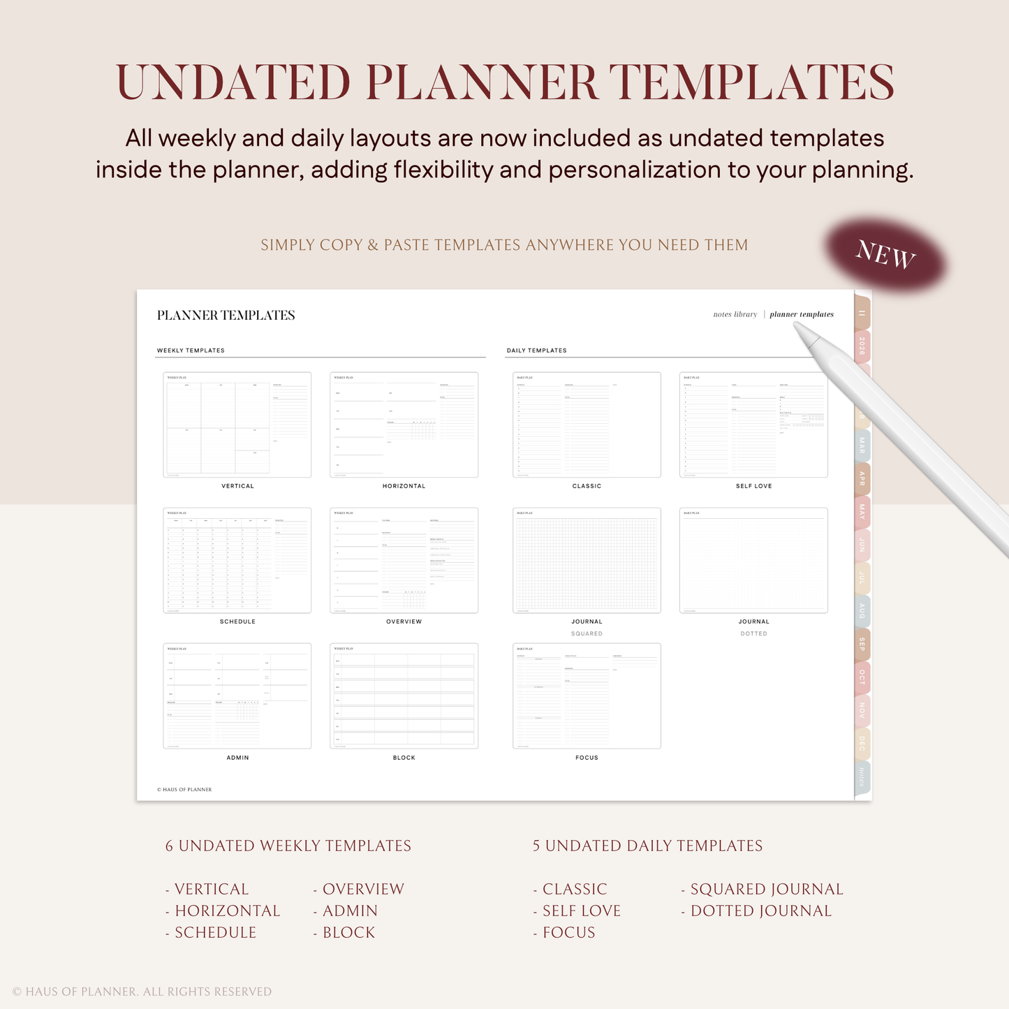 2026 Digital Planner | Bundle