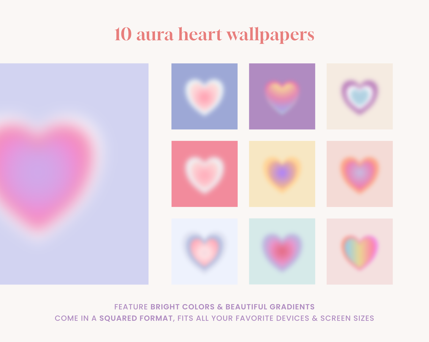 Aura Heart Wallpapers Vol.2 | for Phone, Tablet, & Desktop