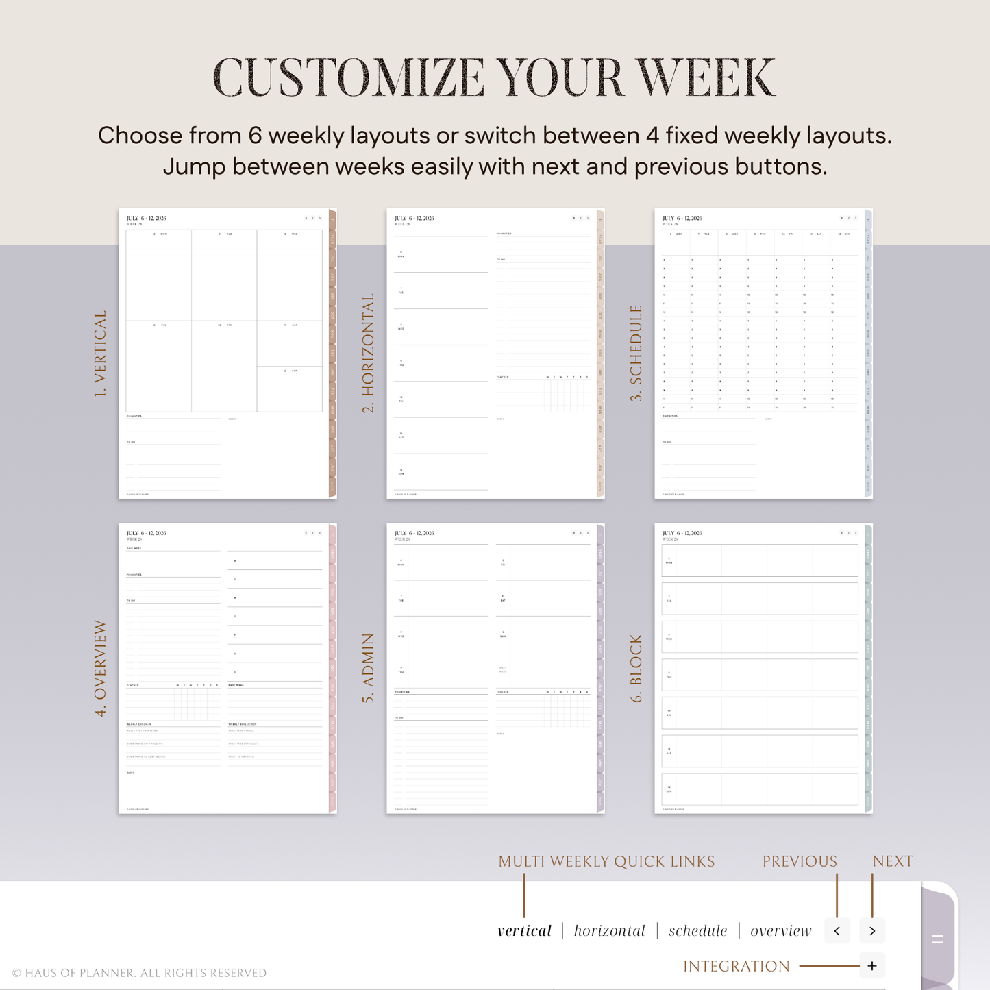 2026-27 Midyear Digital Planner | Portrait