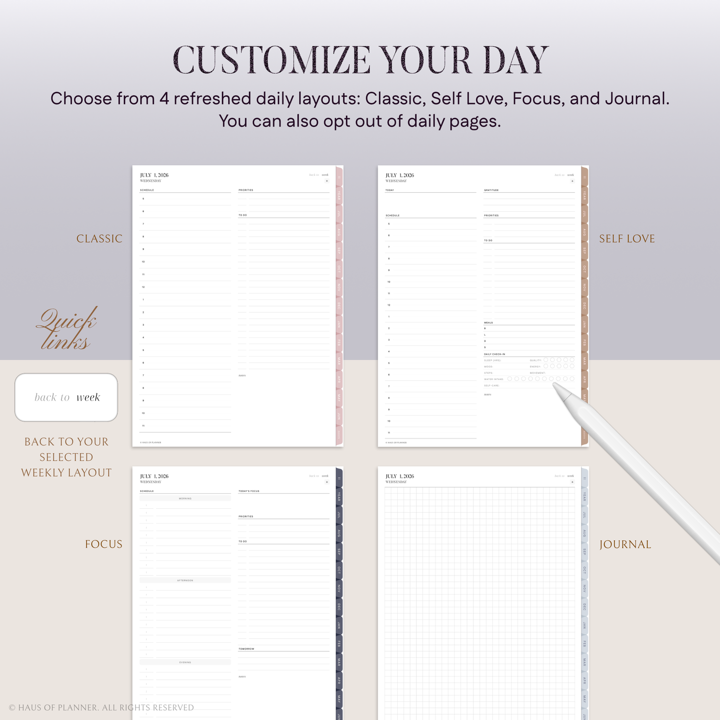 2026-27 Midyear Digital Planner | Portrait