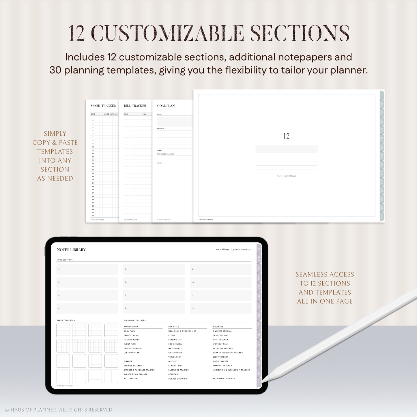 2026-27 Midyear Digital Planner | Landscape