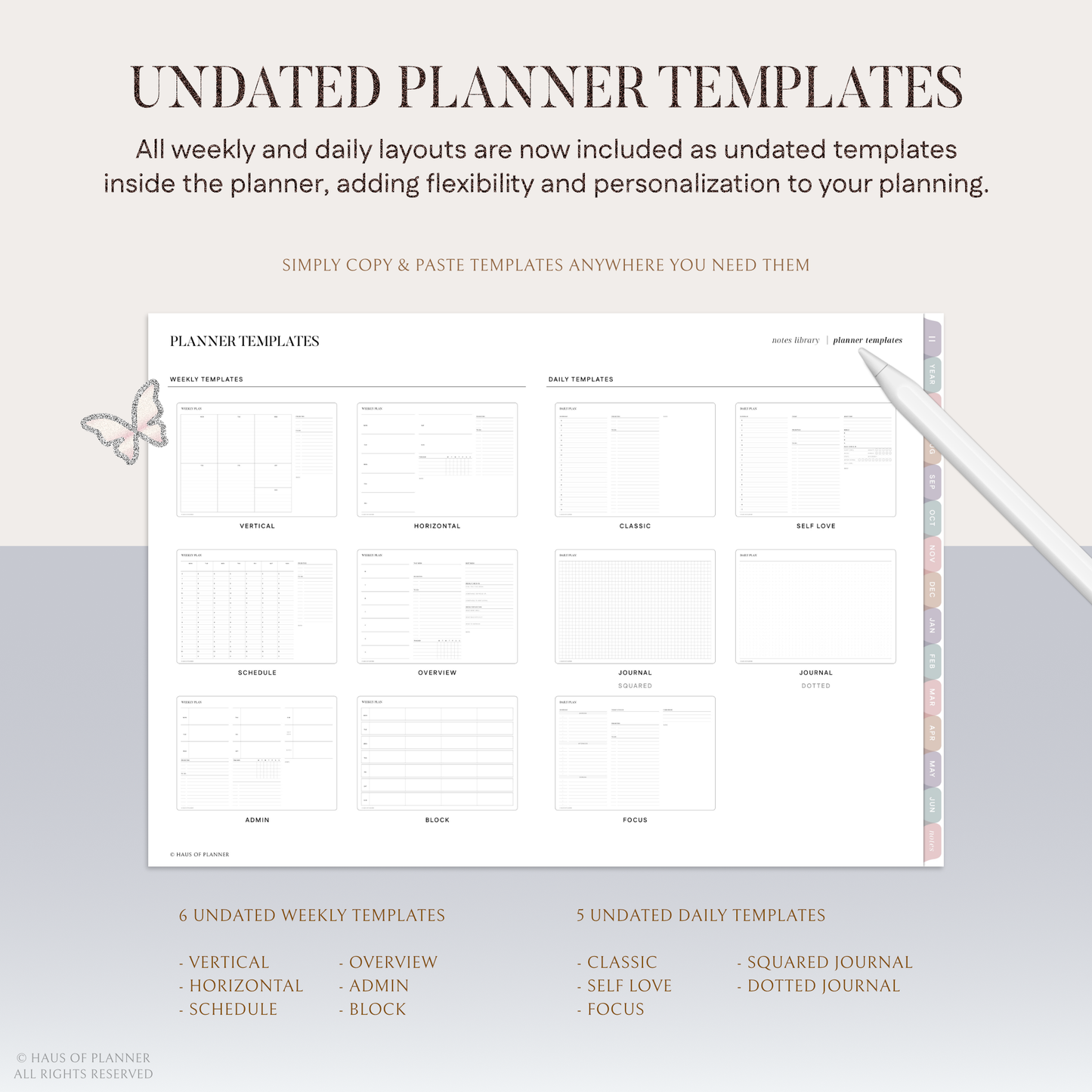 2026-27 Midyear Digital Planner | Landscape