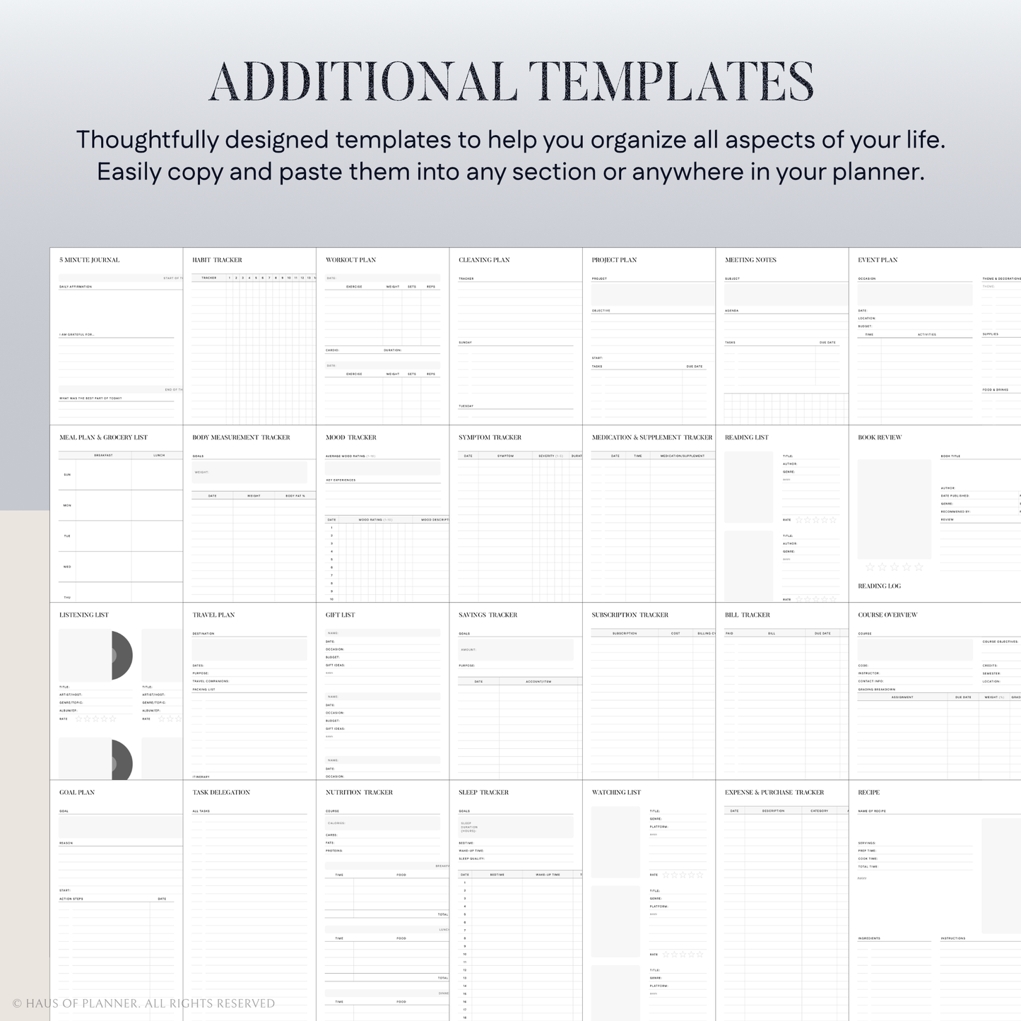 2026-27 Midyear Digital Planner | Landscape