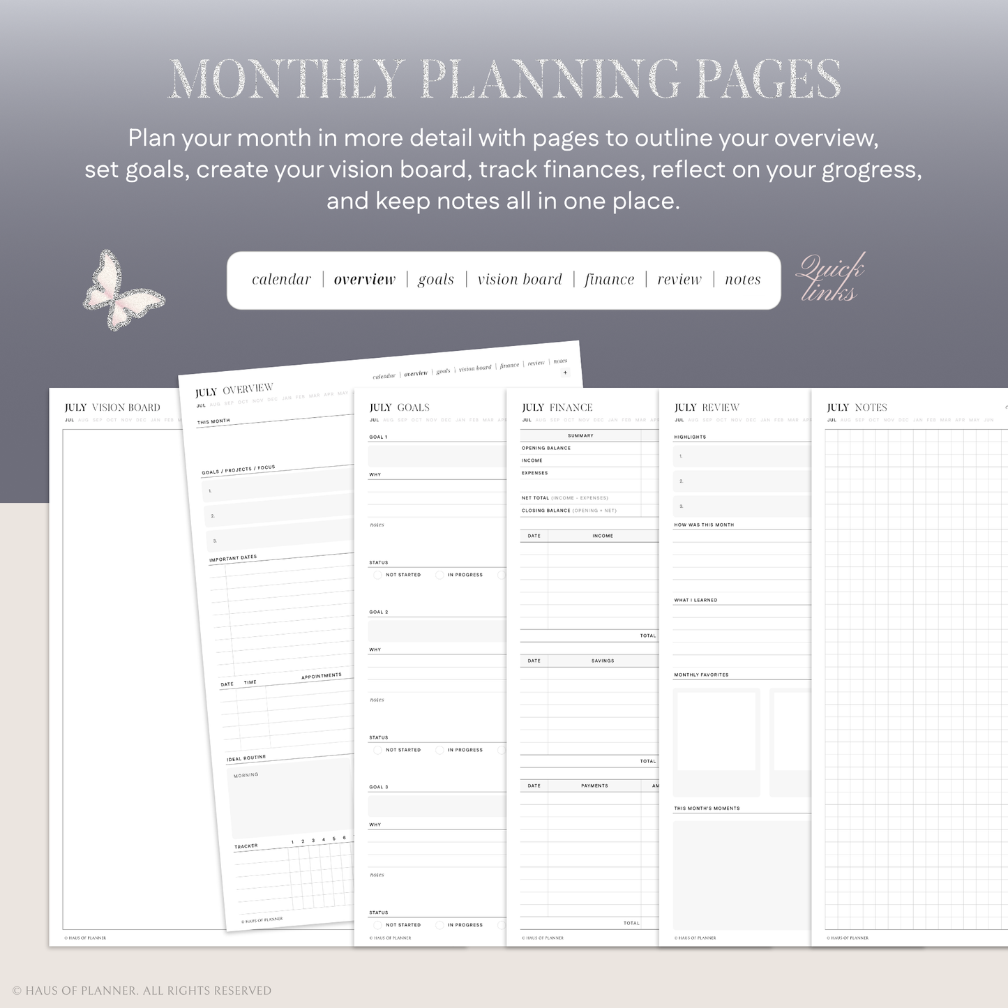 2026-27 Midyear Digital Planner | Bundle
