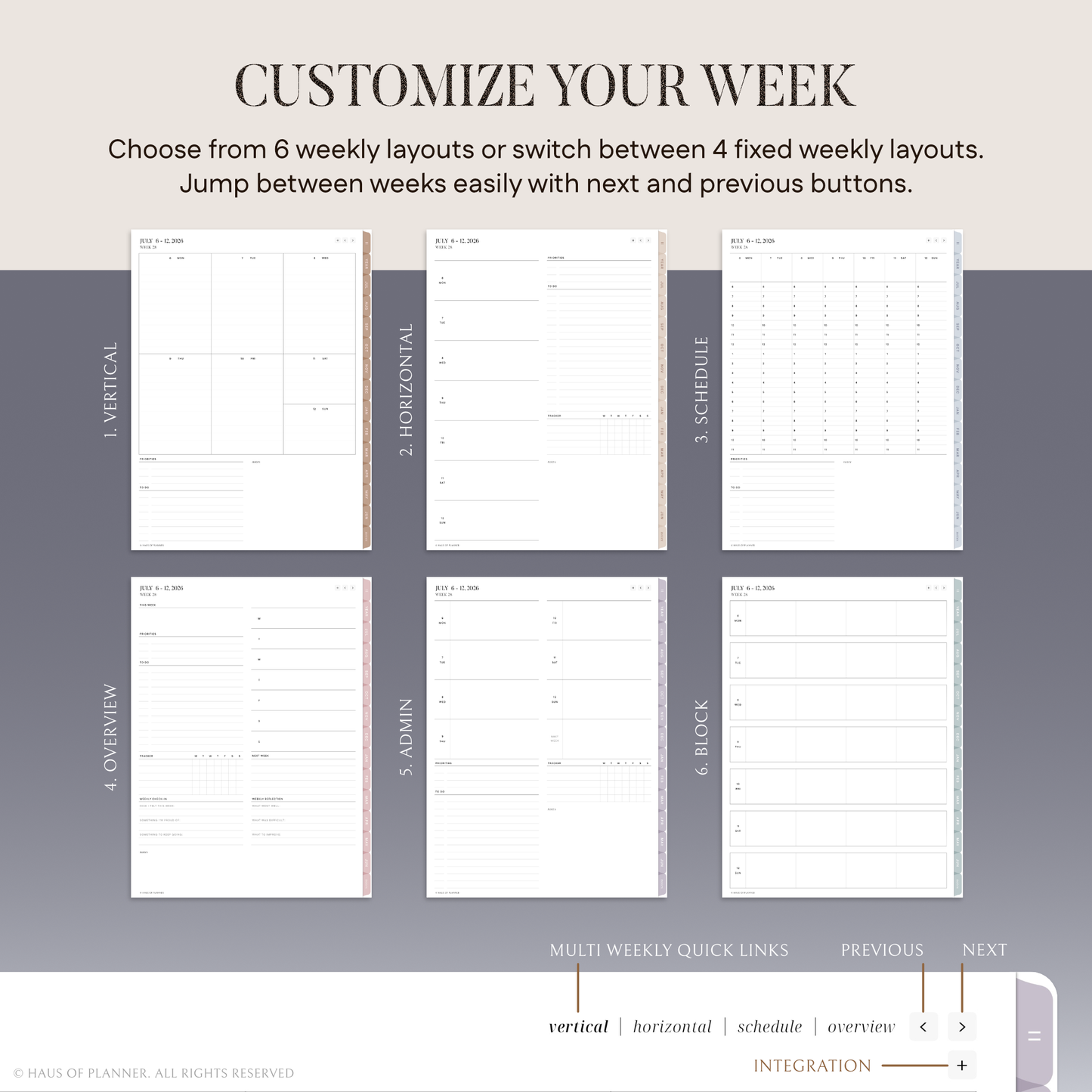 2026-27 Midyear Digital Planner | Bundle