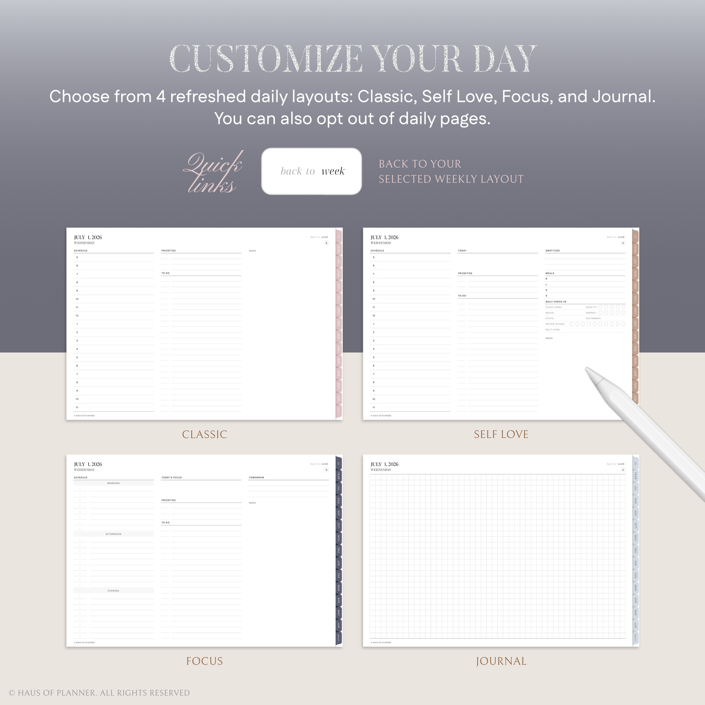 2026-27 Midyear Digital Planner | Bundle