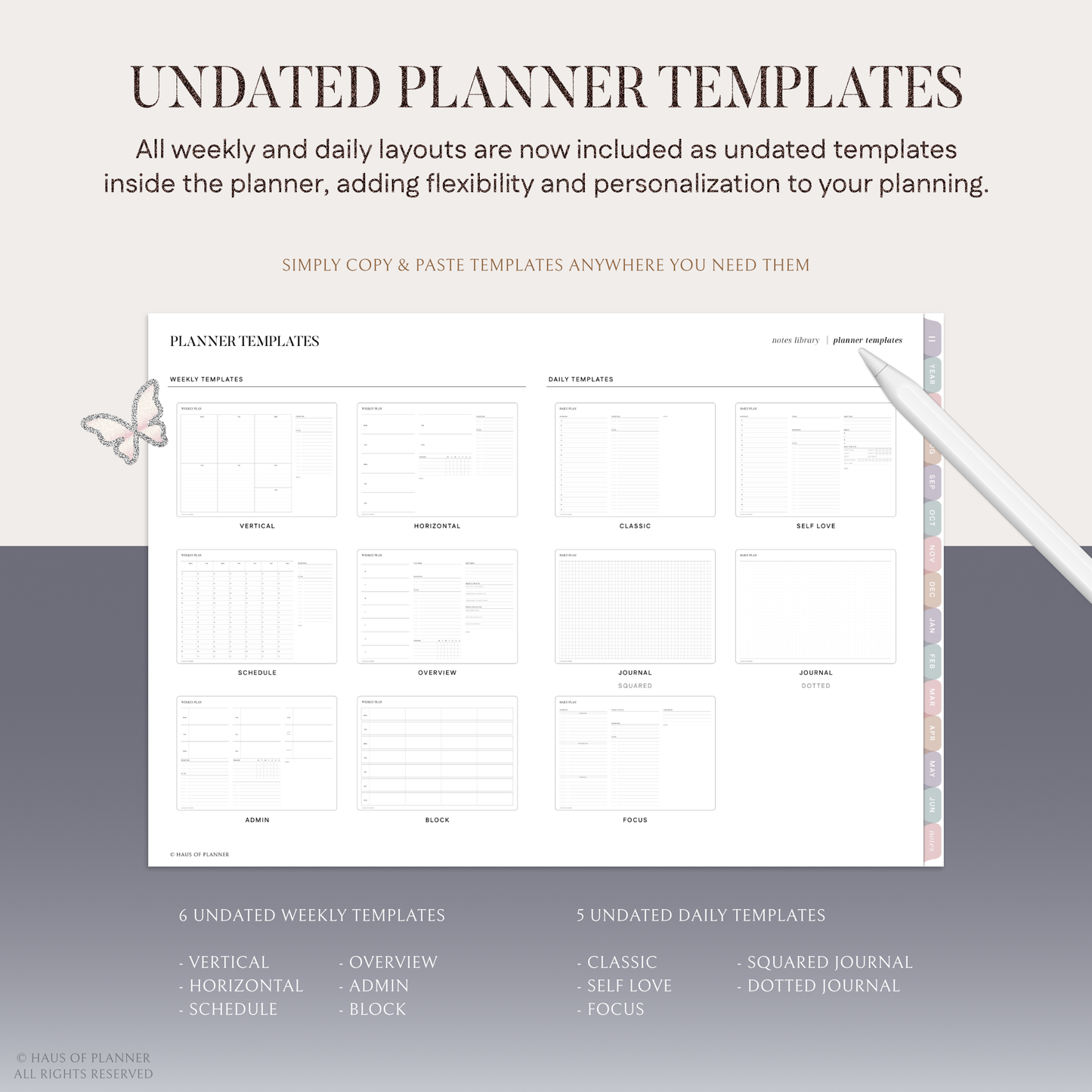 2026-27 Midyear Digital Planner | Bundle