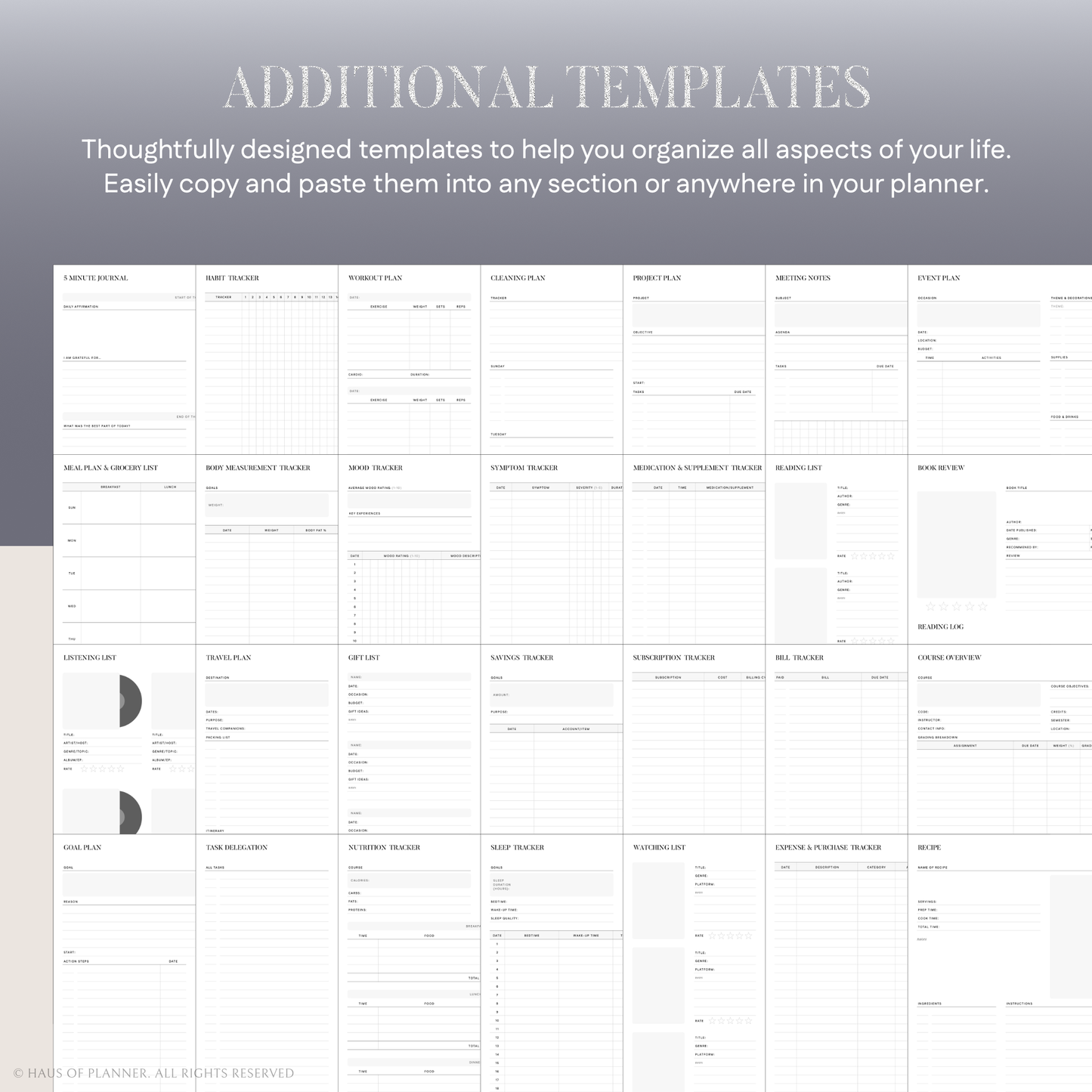 2026-27 Midyear Digital Planner | Bundle